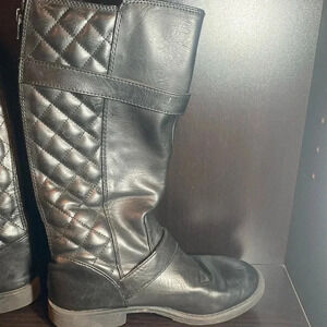 Stevie’s Girls black knee high riding boots size 4